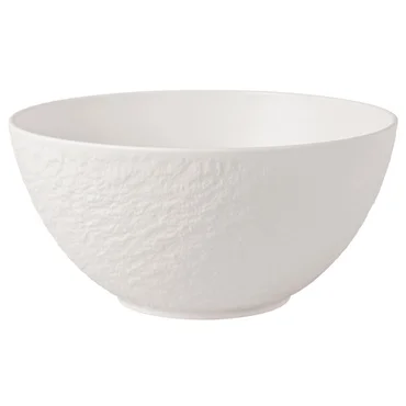 Villeroy & Boch Salátová mísa Manufacture Rock blanc, Ø 24 cm / 2,4 l