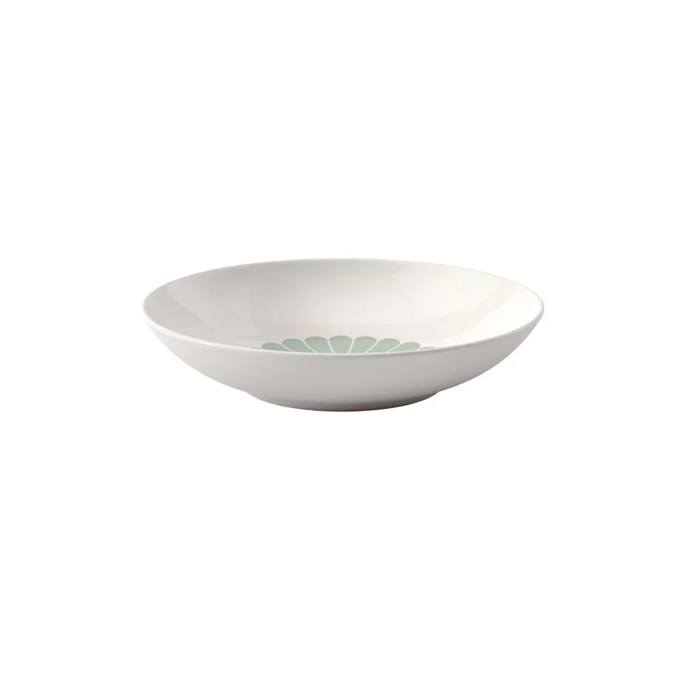 Hluboký talíř / talíř na těstoviny Fleur Vert, Ø 24 cm