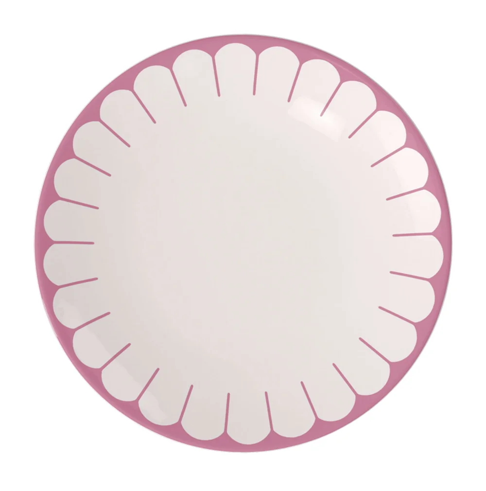 Jídelní talíř Fleur Cassis, Ø 26,5 cm