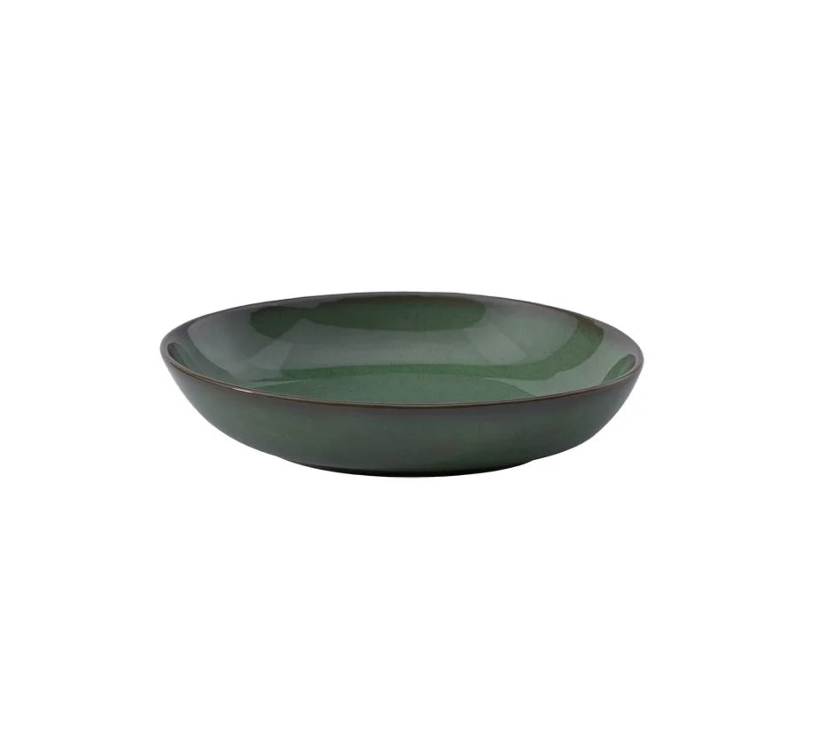Kameninová mísa nízká Lave vert, Ø 22 cm