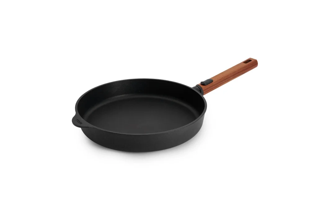 Nepřilnavá pánev Eco Logic QXR s dřevěnou odnímatelnou rukojetí, Ø 28 cm