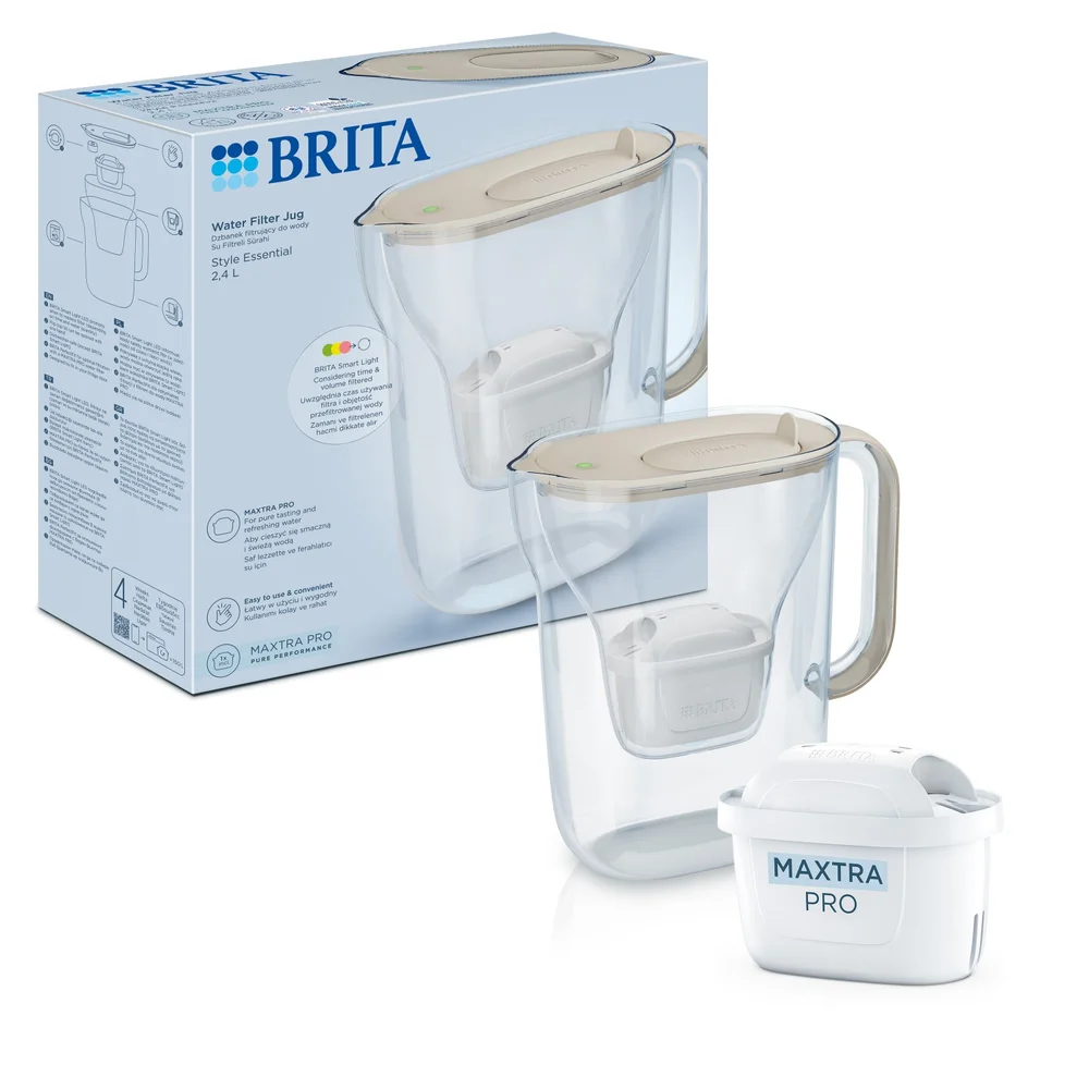 Filtrační konvice Style Essential s filtrem Maxtra Pro Pure Performance, 2, 4 l, písková