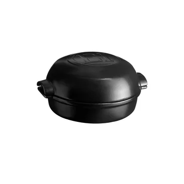 Emile Henry Zapékací miska s víkem BBQ, černá