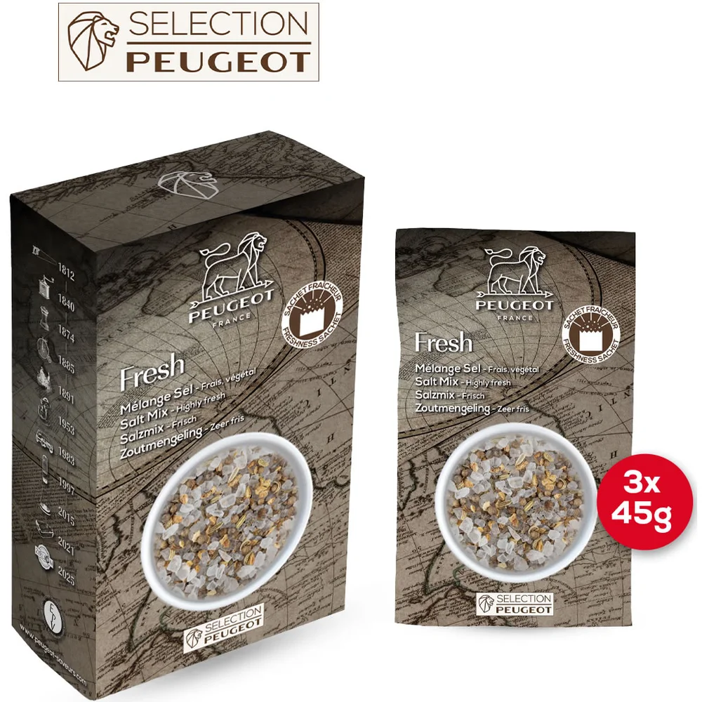 Směs se solí, bylinkami a citrusy Fresh, 3 × 45 g