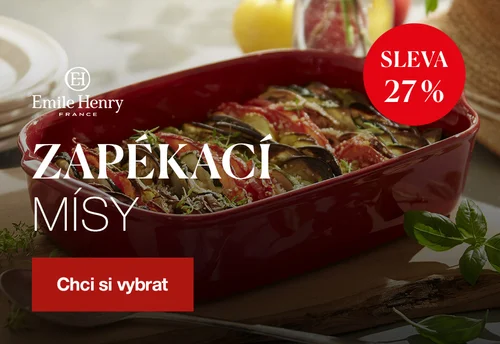 Emile Henry zapákací mísy se slevou 27 %