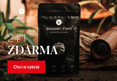 2 + 1 zdarma Pepperfield
