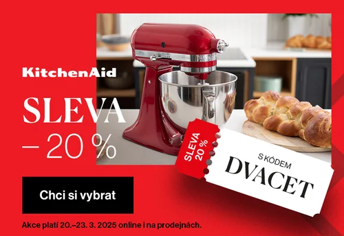 Jen do neděle sleva 20 % na KitchenAid s kódem DVACET