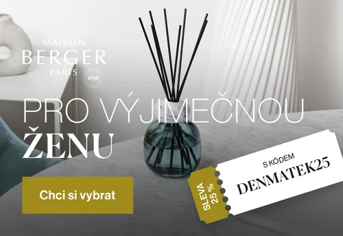 Maison Berger Paris se slevou 25 % při zadání kódu DENMATEK25