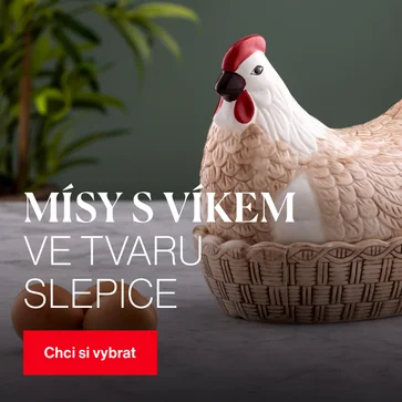 Mason Cash mísa s víkem ve tvaru slepice