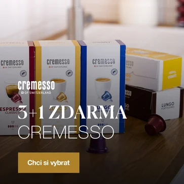 3 + 1 na Cremesso kapsle