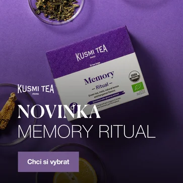 Podpořte své soustředění a zlepšete paměť s jedinečnou inovativní čajovou směsí od Kusmi Tea!