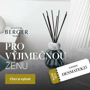 Oslavte Den matek s elegantními parfémy a lampami Maison Berger Paris, nyní se slevou 25 %. Při nákupu nezapomeňte použít slevový kód DENMATEK25.