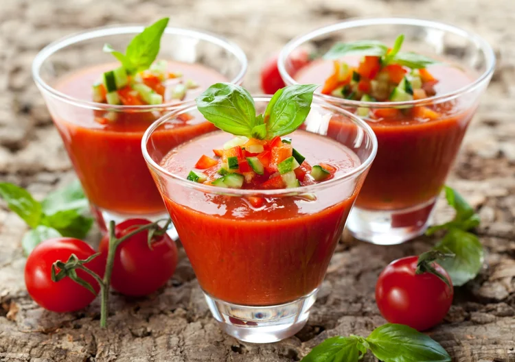 Jednoduchý recept na Gazpacho