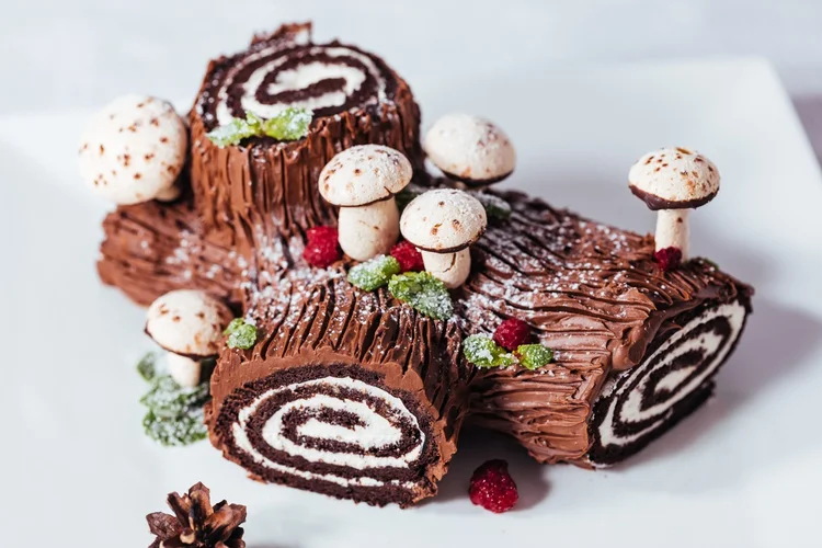 Bûche de Noël aneb vánoční polínko podle Marie-Hélène