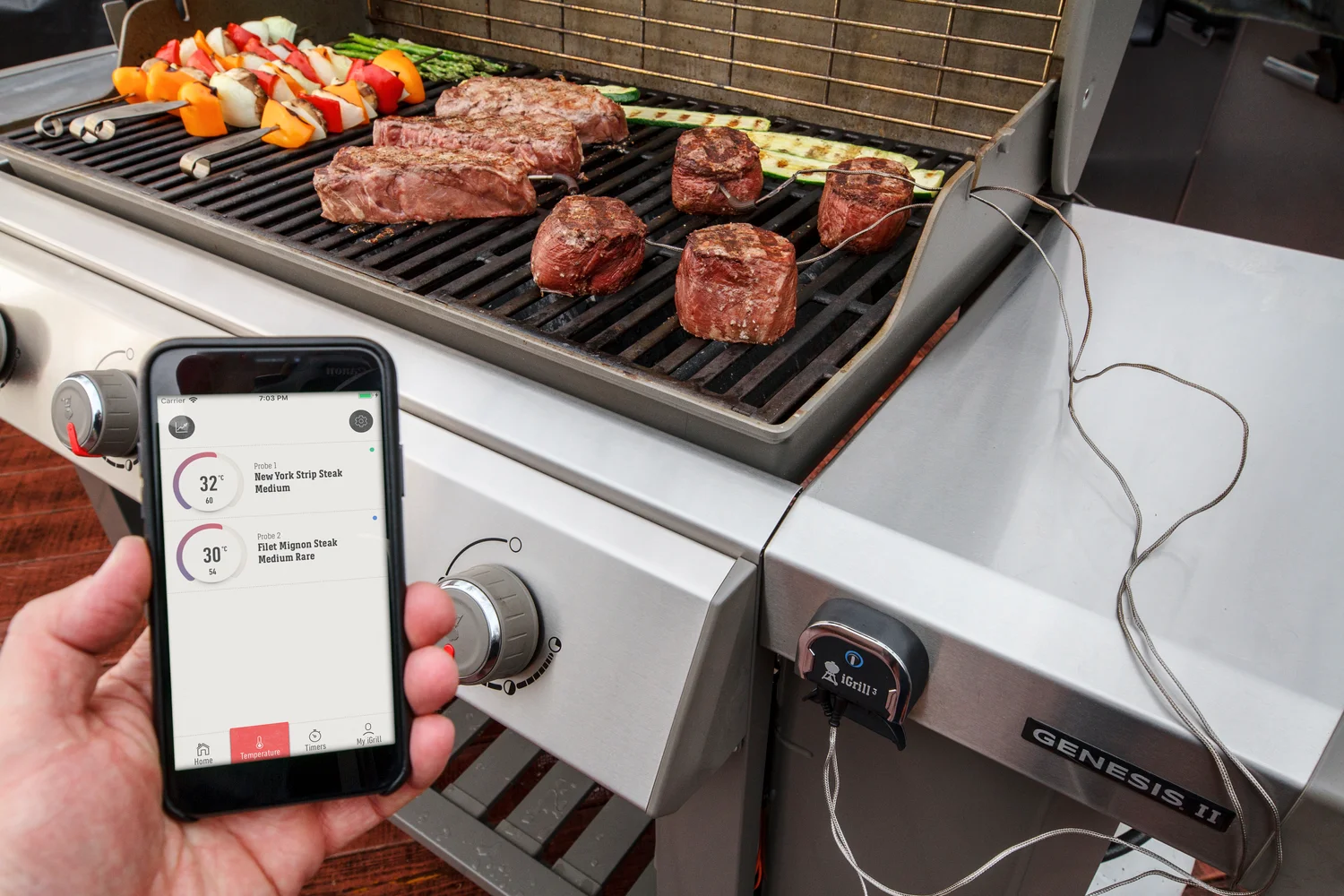 Weber, termosonda iGrill3