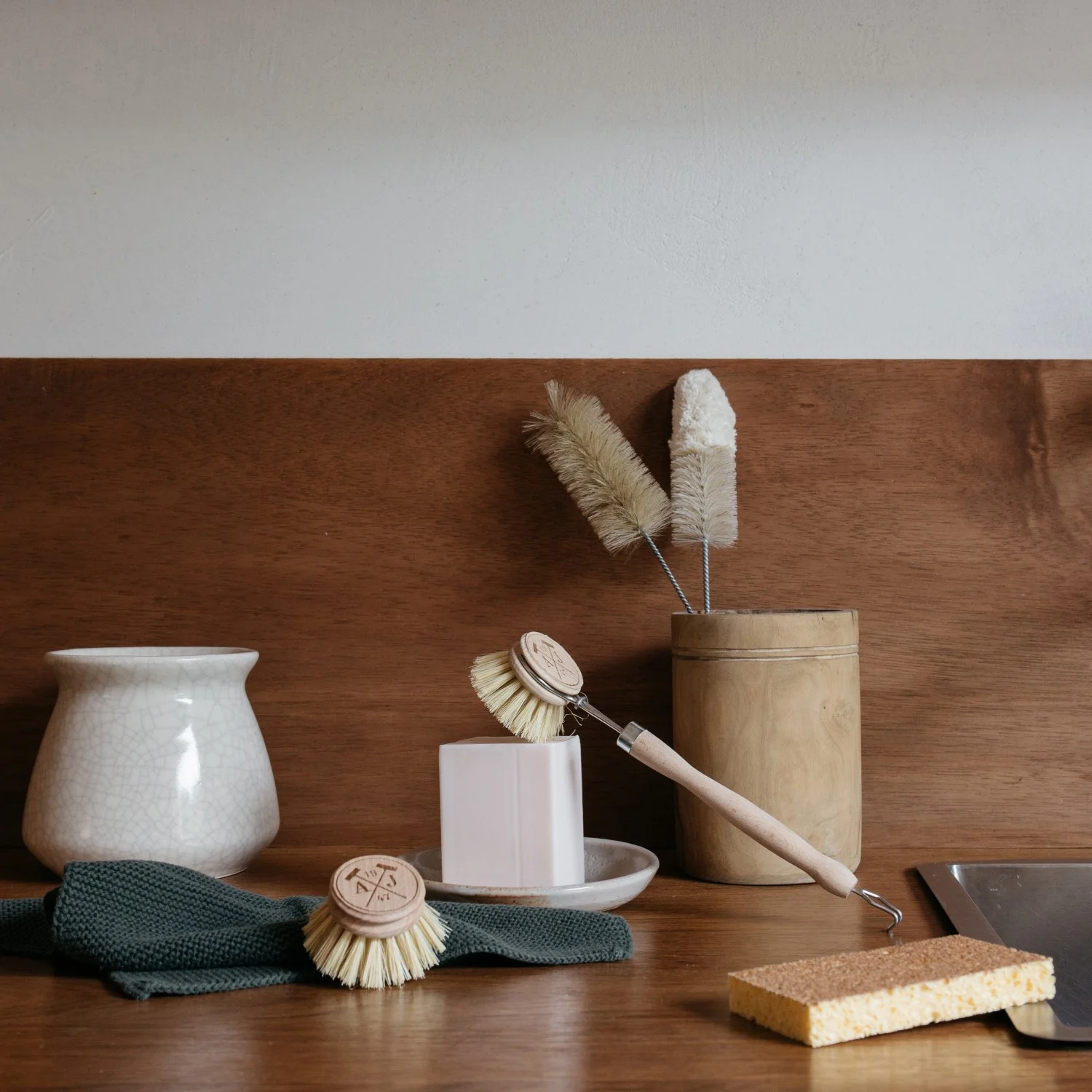 Sada na mytí nádobí zero waste