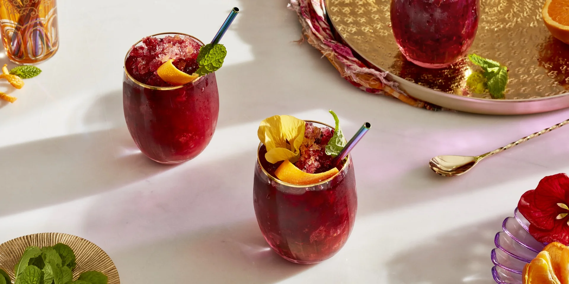 Ovocný mocktail pro letní večery