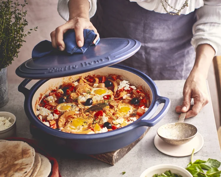 Shakshuka: Barevná snídaně z jednoho hrnce