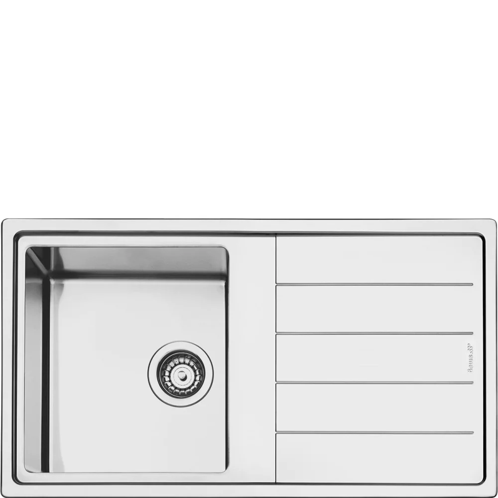 Drez LDR861-2, výška hrany 6 mm, ŠxHxV: 340x400x200 mm, otvor 60 cm, nerezová