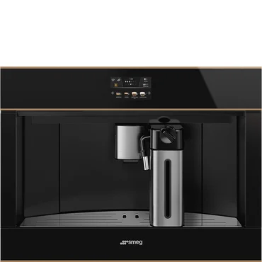 Smeg Vstavaný automatický kávovar Dolce Stil Novo, CMS4604NR, 45 cm, čierna