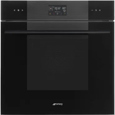 Smeg Vstavaná kombinovaná rúra radu Linea, 60 cm, objem 67 l, SO6102S3PB3, čierna