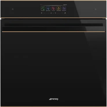 Smeg Vstavaná rúra Omnichef, Dolce Stil Novo, 60 cm, objem 68 l, SO6606WAPNR, čierna