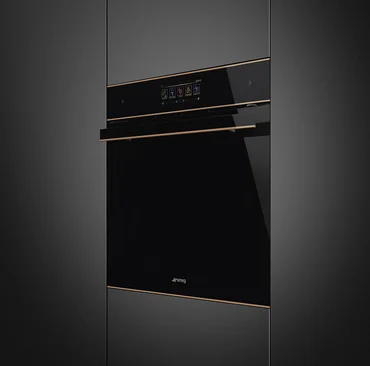 Smeg Vstavaná rúra Omnichef, Dolce Stil Novo, 60 cm, objem 68 l, SO6606WAPNR, čierna