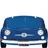 Chladiaca vitrína-minibar SMEG500, Fiat 500 Retro, 87x128 cm, kapacita 109 l, modrá