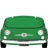 Chladiaca vitrína-minibar SMEG500, Fiat 500 Retro, 87x128 cm, kapacita 109 l, zelená
