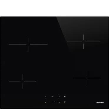 Smeg Sklokeramická varná doska so 4 varnými zónami a dotykovým ovládaním, 60 cm, SE264TD1, čierna