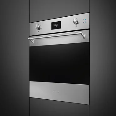Smeg Vstavaná rúra Classic, 60 cm, objem 68 l, SOP6301S2X, nerezová