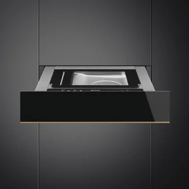 Smeg Vákuovacia Zásuvka Dolce Stil Novo, 60 x 15 cm (šxv), CPV615NR, čierna