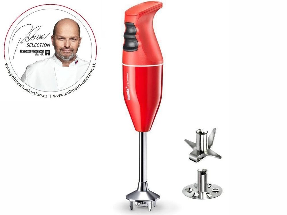 PS tyčový mixér Classic 160 W, červený