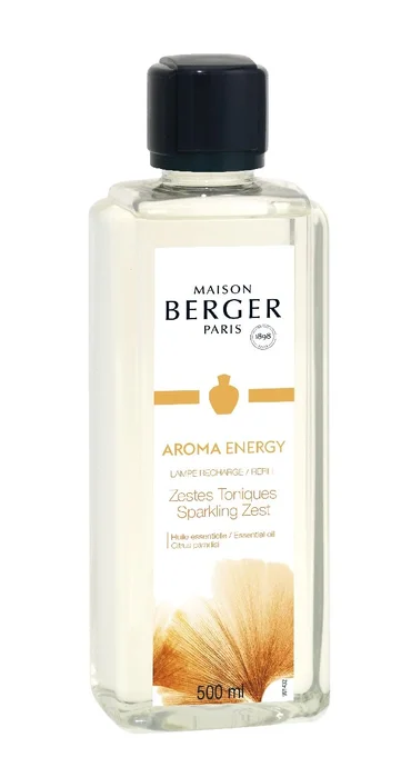 Maison Berger Paris Náplň do katalytickej lampy Aroma Energy – Čerstvé tonikum, 500 ml