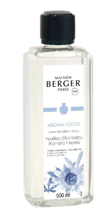 Maison Berger Paris Náplň do katalytickej lampy Aroma Focus – Aromatické lístie, 500 ml