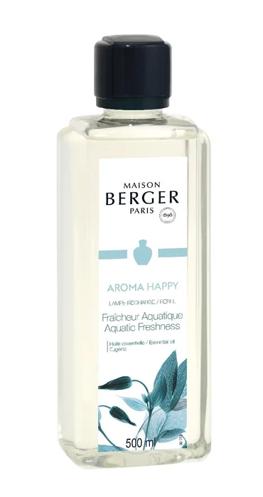 Maison Berger Paris Náplň do katalytickej lampy Aroma Happy – Sviežosť vody, 500 ml