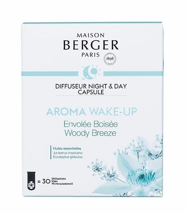 Maison Berger Paris Kapsľa do difuzéra Night & Day, Aroma Wake-up – Lesný vánok