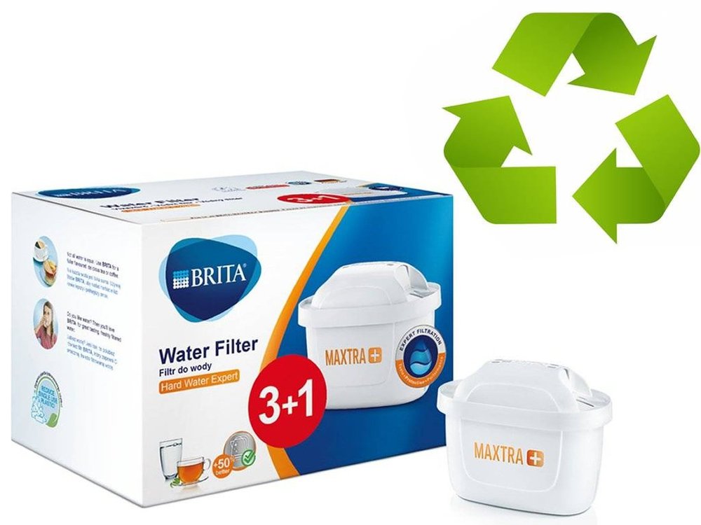 Recyklačný program: Vodné filtre Maxtra+ Hard Water Expert 3+1 ks