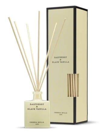 Cereria Mollá Aróma difuzér Raspberry & Black Vanilla, 100 ml
