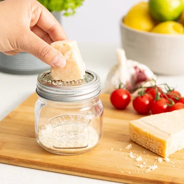Kilner Strúhadlo na citrusy, zázvor a syr so skleneným zásobníkom, 0.25l