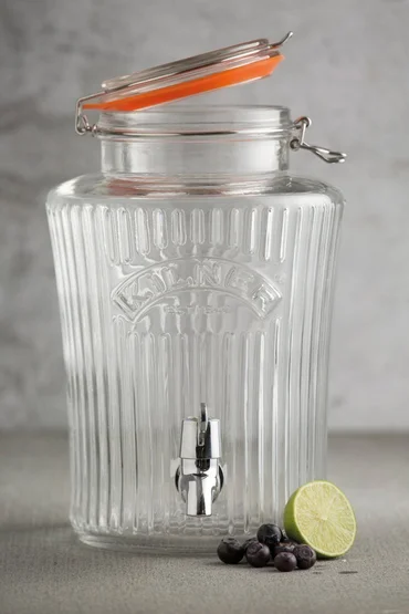 Kilner Sklenený súdok s kohútikom , 5 l