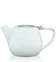 Keramická čajová kanvica T.Totem s filtrom, 1,1 l, biela