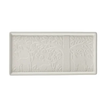 Mason Cash Tácka na servírovanie In the forest, biela, 30 x 14,5 cm – jeleň