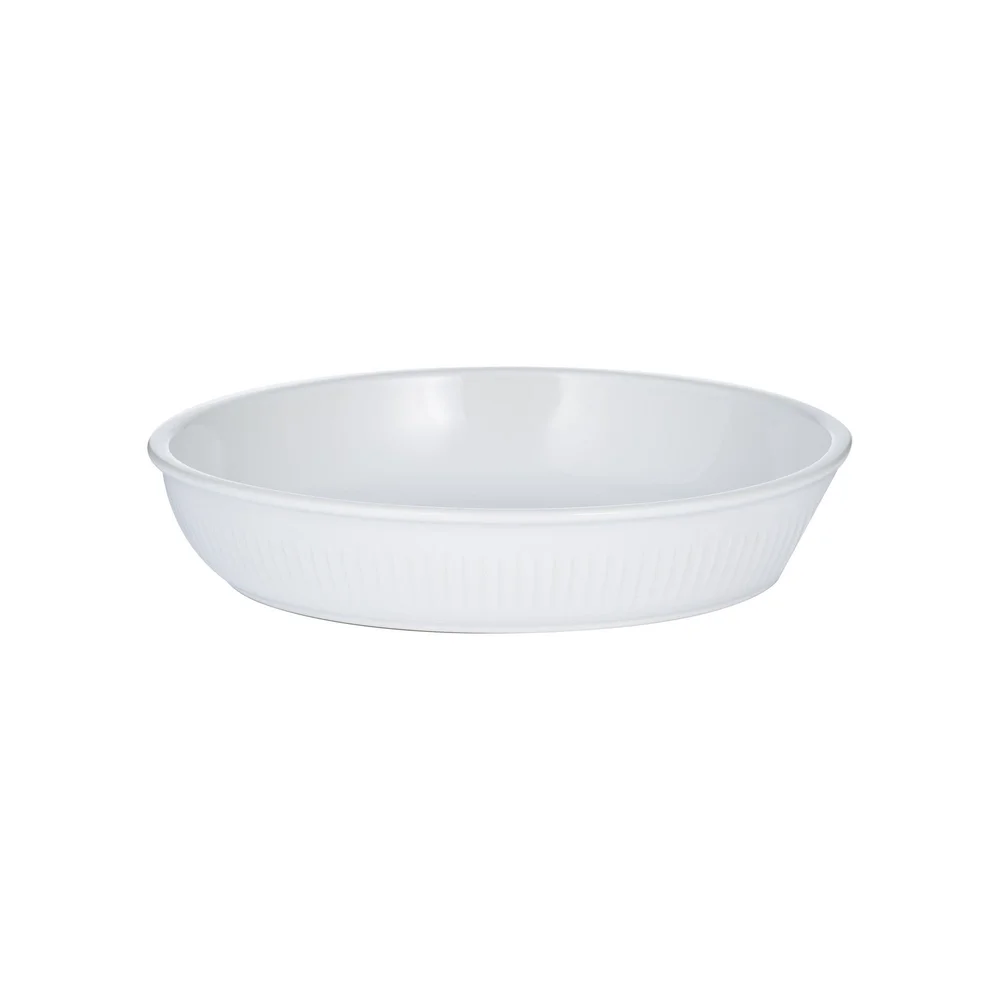 Okrúhla misa na zapekanie Linear Collection, biela, Ø 26 cm, 1,3 l