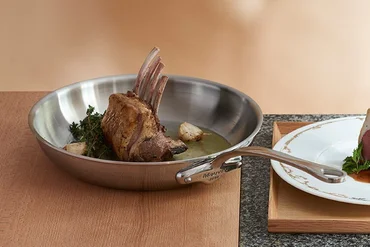 Mauviel Nerezová panvica M´Cook, 30 cm / 3 l