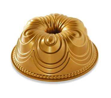 Nordic Ware Forma na bábovku Chiffon, zlatá, 2,4 l
