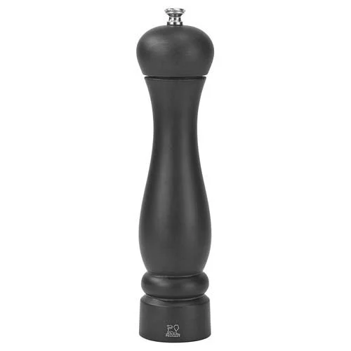 Clermont drevený mlynček na korenie, čierne matný, 24 cm