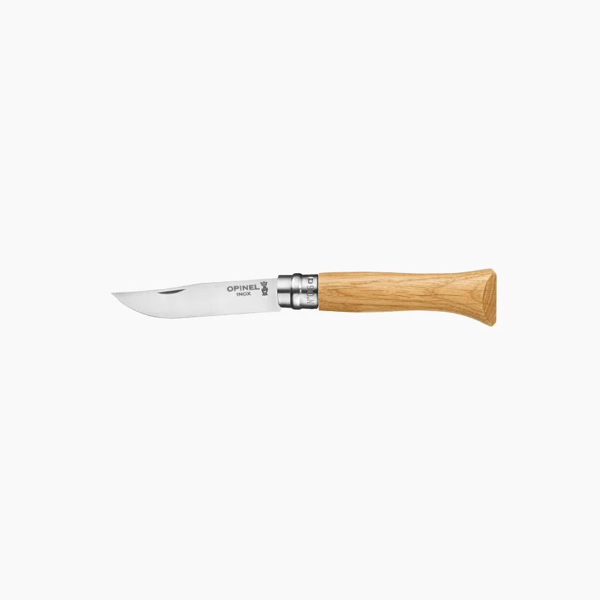 Zatvárací nôž N°06, 7 cm, rukoväť dub