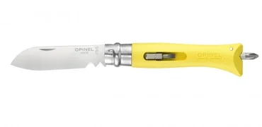 Opinel VR N°09 Inox DIY, žltý kutilský nôž