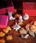 Vianočná súprava porcelánová mini hviezda a mini topánka, Vianočné darčeky, limitovaná séria